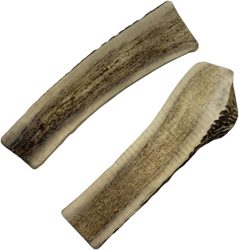 犬用：半割り】エゾ鹿の角ガム 半割り×2本セット＜3サイズ＞手作り天然