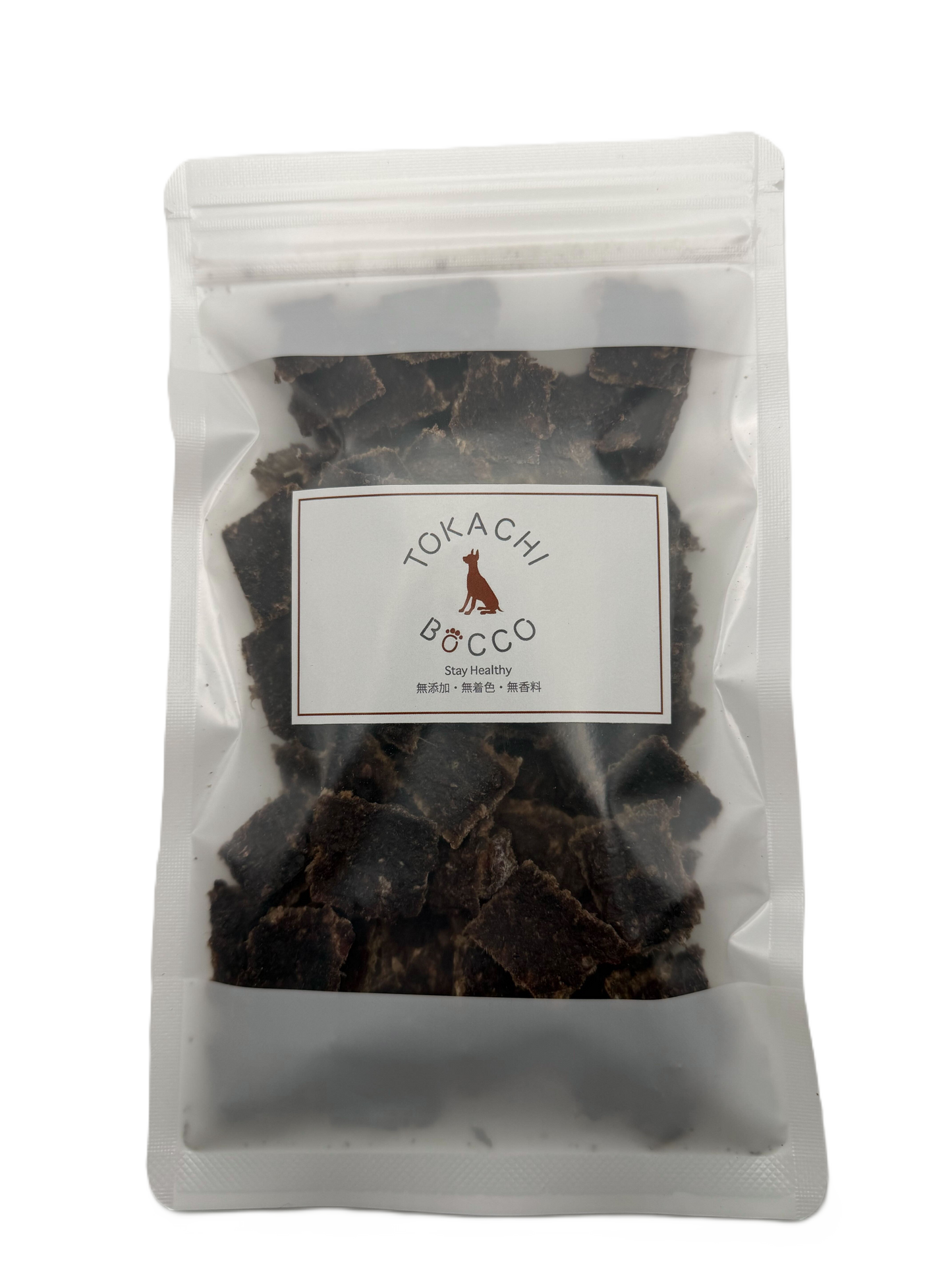 【数量限定／お得な大容量】 エゾ鹿肉 贅沢肉厚ミンチジャーキー 100g 手作り天然無添加